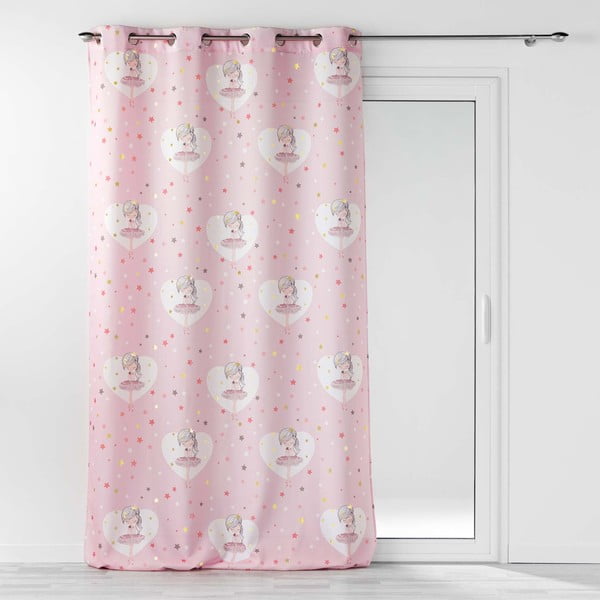 Rožnata otroška zavesa 140x260 cm Petite Etoile – douceur d'intérieur