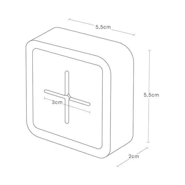Belo plastično držalo za kuhinjske krpe z namestitvijo brez vrtanja Film Hook – YAMAZAKI-image-4