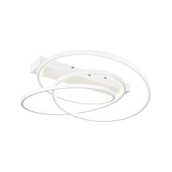 Bela LED zatemnitvena stropna svetilka 49x64 cm Darvin – Trio-image-2