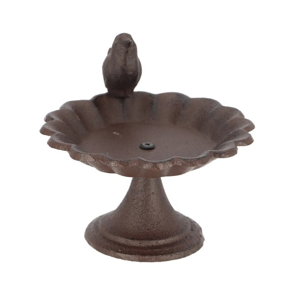 Litoželezna krmilnica za ptice s ptico na nizki nogi Esschert Design-image-1