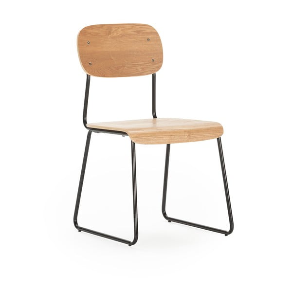 Jedilni stoli v jesenovem dekorju v kompletu 2 ks Aira – Marckeric