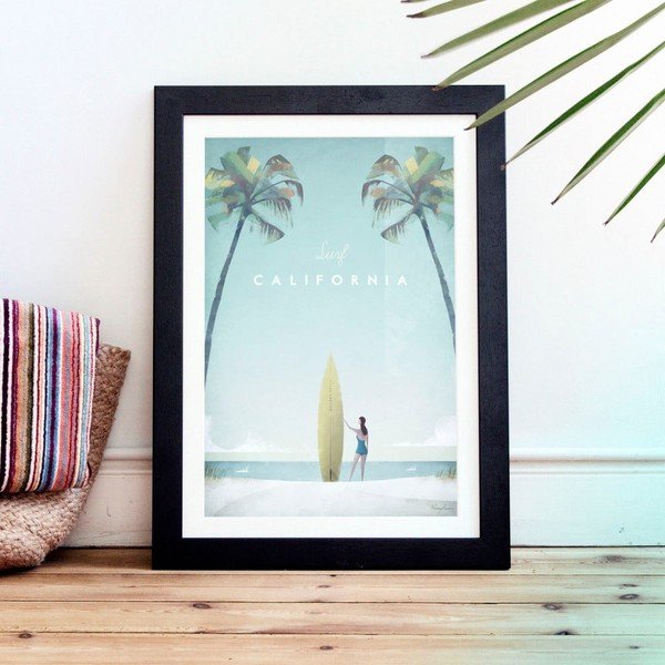 Plakat Travelposter California, 30 x 40 cm-image-1