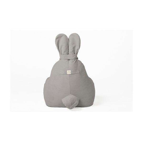 Siva otroška vreča za sedenje Funny Bunny – The Brooklyn Kids-image-3
