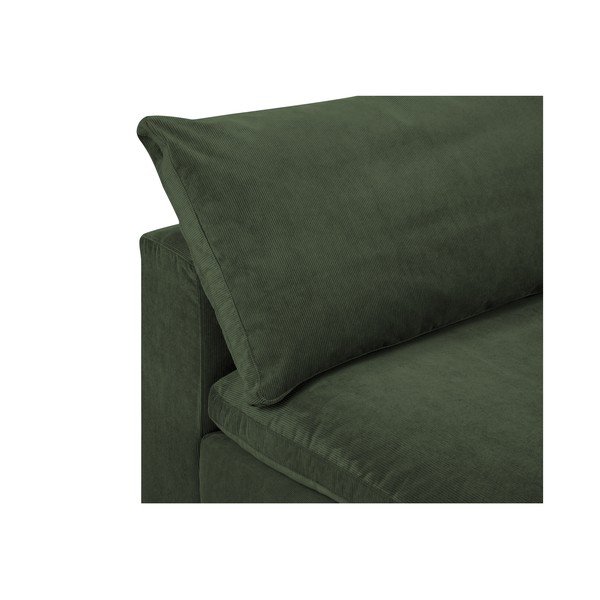 Temno zelen kotni del modularne zofe Windsor & Co Sofas Galaxy, desni kot-image-1
