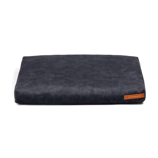Temno sivo pasje ležišče iz eko usnja 40x50 cm SoftPET Eco S - Rexproduct-image-2