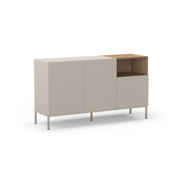 Kremno bela komoda 140x80 cm Cailin – Marckeric-image-3