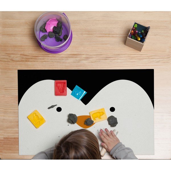 Podloga za pisalno mizo Little Nice Things Penguin, 55 x 35 cm-image-1
