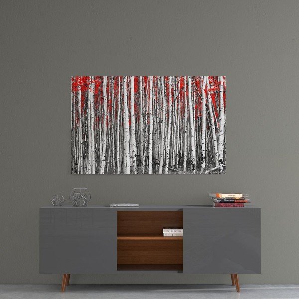 Steklena slika Insigne Birches-image-1
