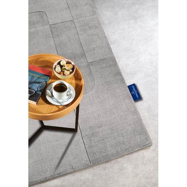 Siva ročno tkana volnena preproga 190x280 cm Charlotte – Villeroy&Boch-image-2