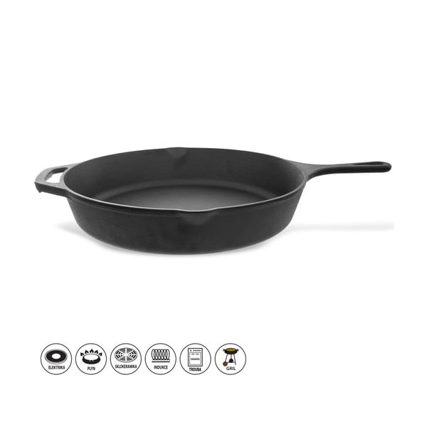 Litoželezna ponev ø 30 cm Litina – Orion-image-2