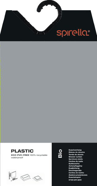 Zavesa za tuš 180x200 cm Bio – Spirella-image-2
