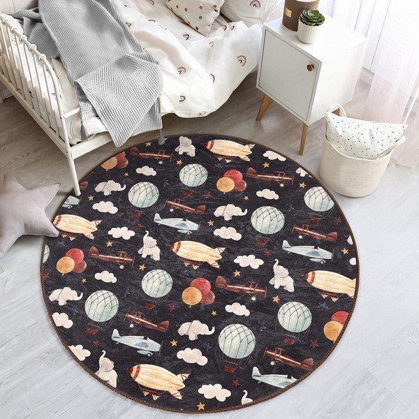 Otroška preproga ø 100 cm Comfort – Mila Home-image-1