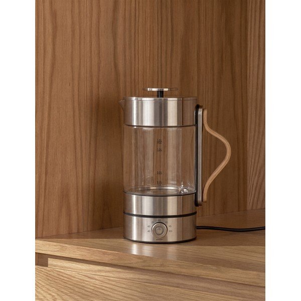 Steklen grelnik vode v srebrni barvi 1,2 l Emma – Stelton-image-2