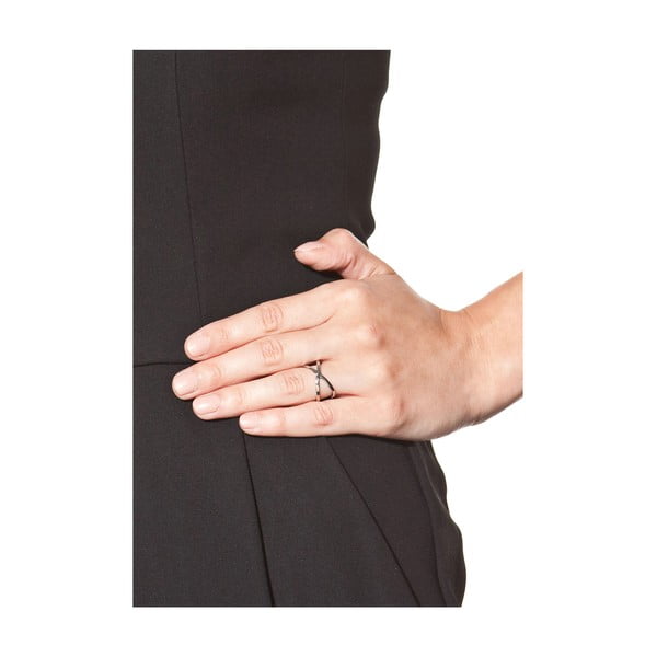 Ženski prstan v srebrni barvi NOMA Dora