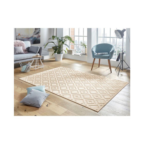 Krem preproga iz viskoze Mint Rugs Iris, 80 x 125 cm-image-3