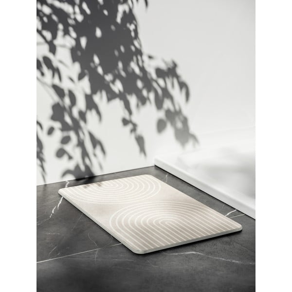 Bež kopalniška podloga iz diatomejske zemlje 39x60 cm Nazca – Wenko-image-1