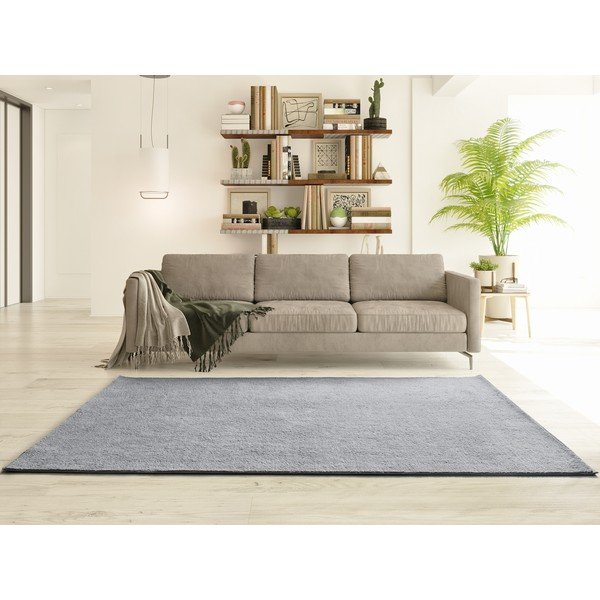 Siva preproga iz mikrovlaken 80x150 cm Coraline Liso – Universal-image-2