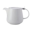 Čajnik iz belega porcelana s cedilom Maxwell & Williams Basic, 600 ml