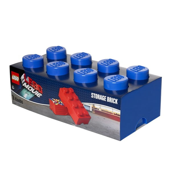 Škatla za shranjevanje Lego filmov, modra