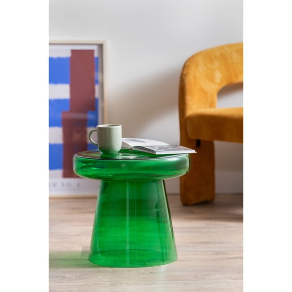 Steklena okrogla stranska mizica ø 41 cm Simpleza  – Leitmotiv-image-1