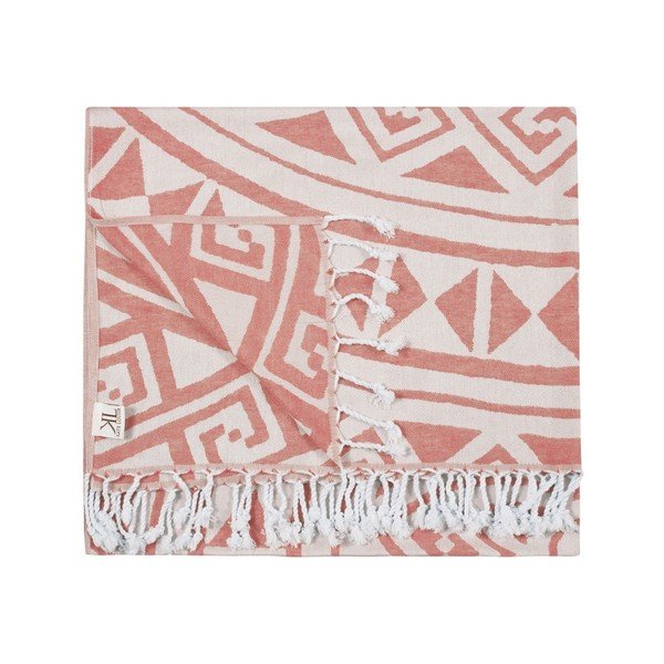 Oranžna brisača za hamam Kate Louise Mirabelle, 165 x 100 cm-image-3