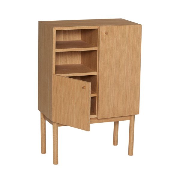 Omarica v hrastovem dekorju v naravni barvi 60x90x34 cm Nobby – Hübsch-image-4