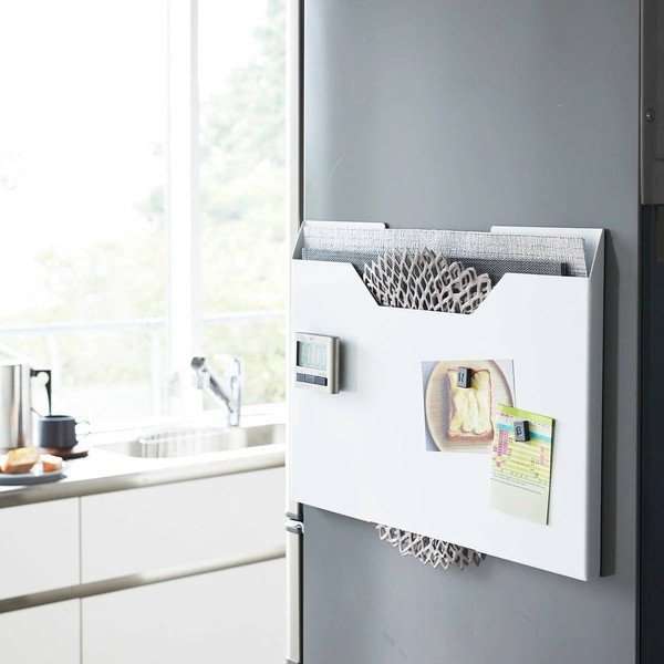 Kovinsko držalo za pogrinjke z namestitvijo brez vrtanja Tower – YAMAZAKI-image-1