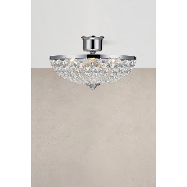 Stropna svetilka v srebrni barvi Gränsö – Markslöjd-image-1