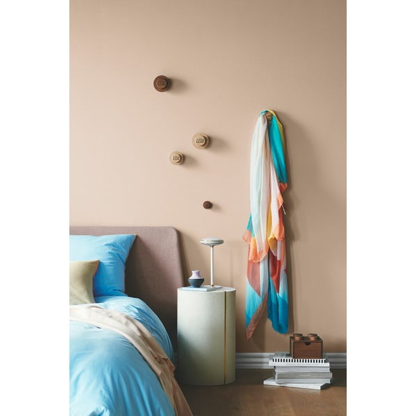 Komplet 3 stenskih obešalnikov iz temno obarvanega hrasta LEGO® Wood-image-3