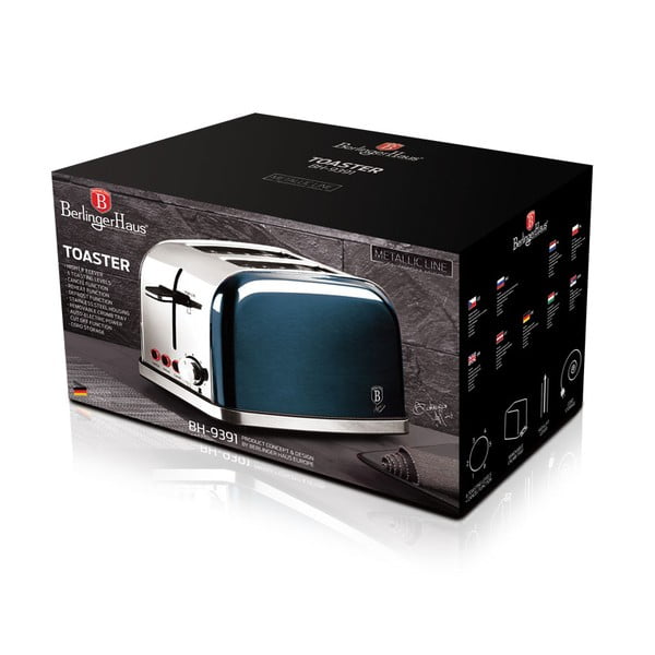 Modri opekač kruha Aquamarine Metallic Line - BerlingerHaus-image-3