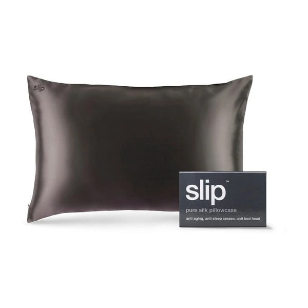 Svilena prevleka za vzglavnik 51x76 cm Charcoal – slip-image-4