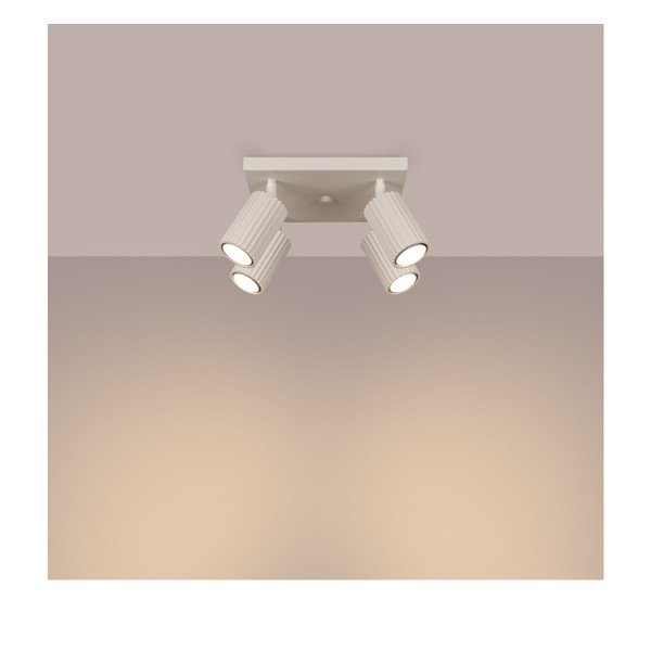 Kremno belo točkovno svetilo 25x25 cm Gleam – Sollux-image-2