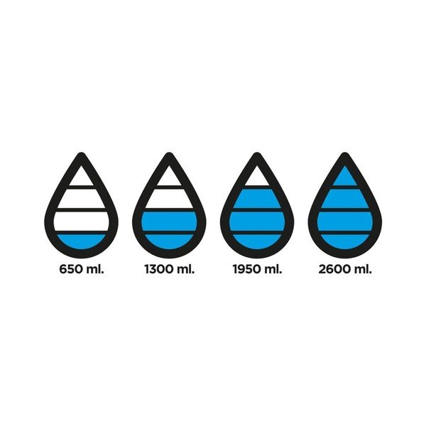 XD Design Aqualicious prozorna potovalna steklenička, 600 ml-image-2