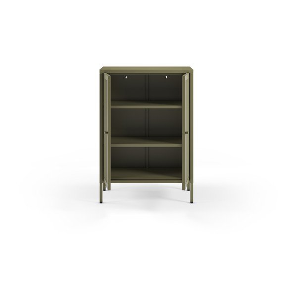 Zelena kovinska omarica 70x100x40 cm Fayna – Marckeric-image-3