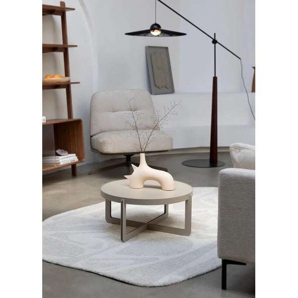 Bež okrogla klubska mizica ø 68 cm Centre – Zuiver-image-1