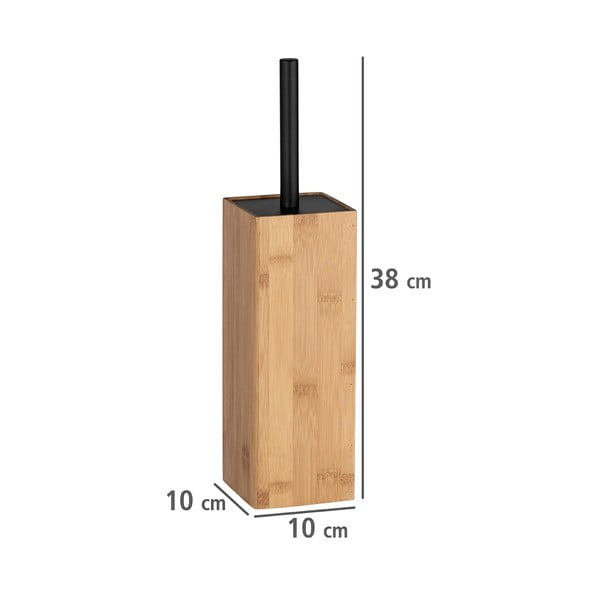 Bambusov komplet pripomočkov za kopalnico v naravni barvi Padua – Wenko-image-3
