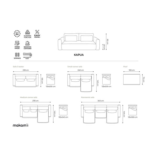 Črn žameten tabure Kapua – Makamii-image-4