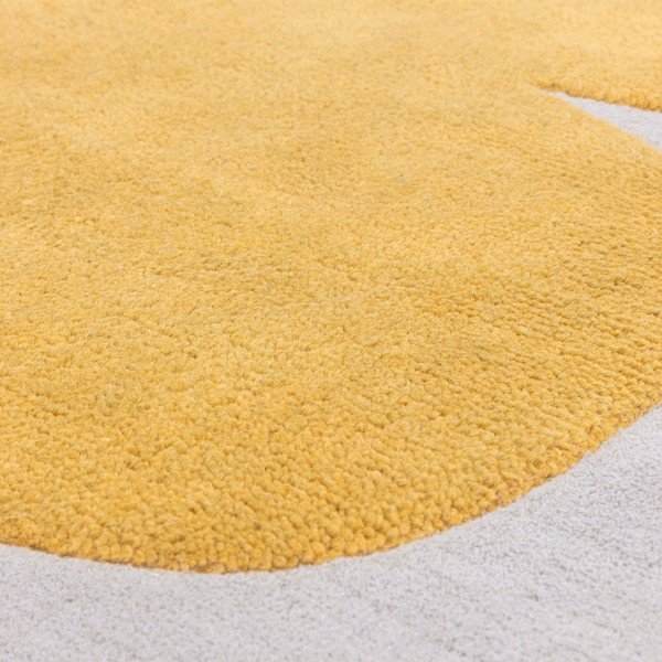 Oker rumena ročno tkana volnena preproga 120x170 cm Canvas – Asiatic Carpets-image-3