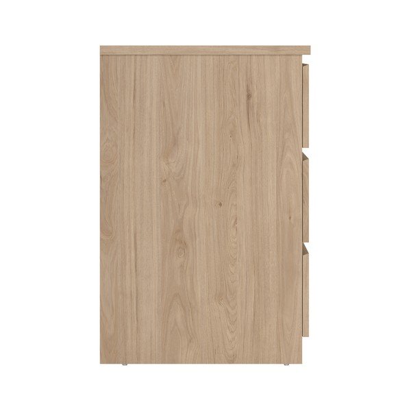 Komoda v hrastovem dekorju v naravni barvi 77x76x50 cm Naia – Tvilum-image-4