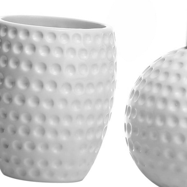 Bel komplet pripomočkov za kopalnico – Casa Selección-image-2