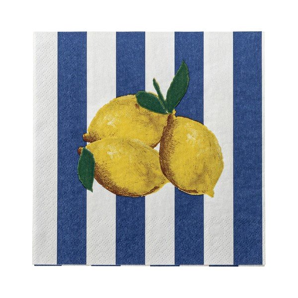 Papirnati prtički v kompletu 20 ks 33x33 cm Limone – Bloomingville