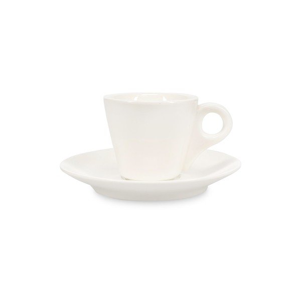 Bel porcelanast čajni krožniček ø 12,5 cm Barista – BonBistro-image-2