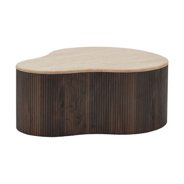 Temno rjava mizica 75x84 cm Cadiz – House Nordic