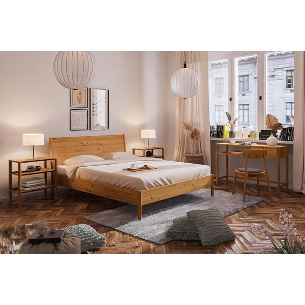 Hrastova zakonska postelja 180x200 cm Pola - The Beds-image-4