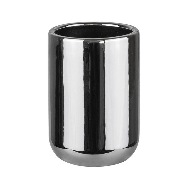 Keramičen lonček za zobne ščetke v srebrni barvi Lotus – Mette Ditmer Denmark