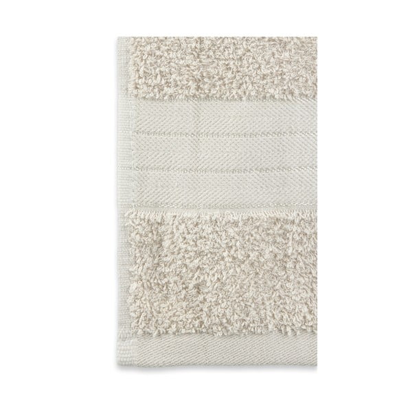 Bež frotirne bombažne brisače v kompletu 2 ks 70x140 cm – Good Morning-image-3