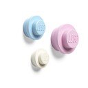 Komplet 3 stenskih obešalnikov LEGO® Pastel