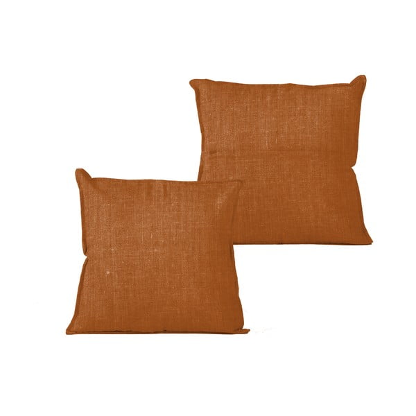 Oranžna okrasna blazina Really Nice Things Terracota, 45 x 45 cm-image-2