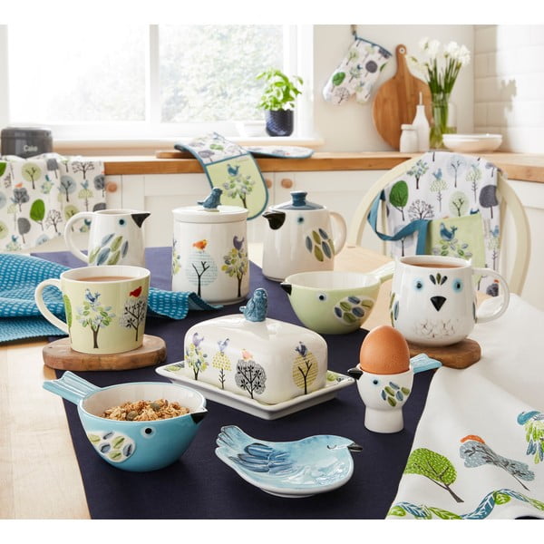 Bombažne kuhinjske krpe v kompletu 3 ks 45x65 cm Forest Birds – Cooksmart ®-image-2