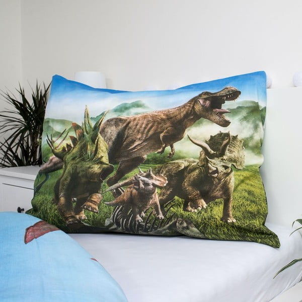 Enojna bombažna otroška posteljnina 140x200 cm Jurassic World – Jerry Fabrics-image-1